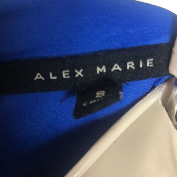 Blue Cutout Dress Size 8 - Picture 5 of 5